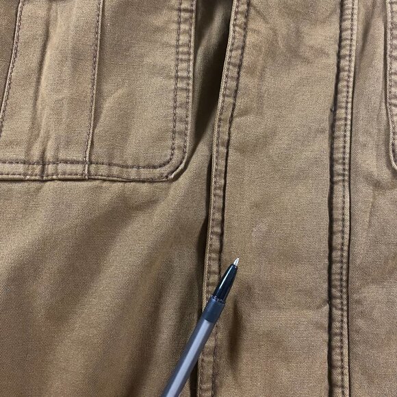 Levi's Canvas Jacket Men's XXL Sherpa Lined Removable Hooded Field Military 2XL - Picture 6 of 16